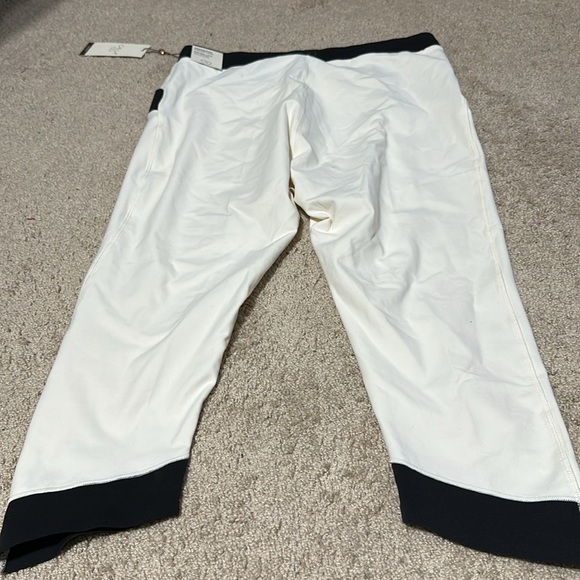 Calia High Rise Capri Pants Stay The Path XL Cream Black NWT - Picture 5 of 7